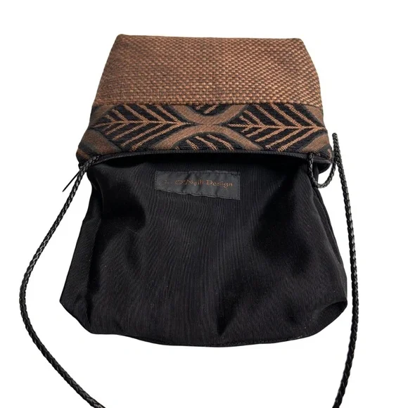 Vintage L. O'Neill Design Mini Tapestry  Crossbody Bag EUC - Picture 7 of 10